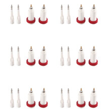 12 Pairs of 4 mm Banana Jack 10Kv -30Kv High Voltage Connector Plug and Socket Power Supply Test Instrument