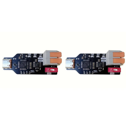 2X USBCAN Converter CANABLE Transceiver USB to CAN Debugger Protocol Analyzer Socketcan Compatible for PCAN