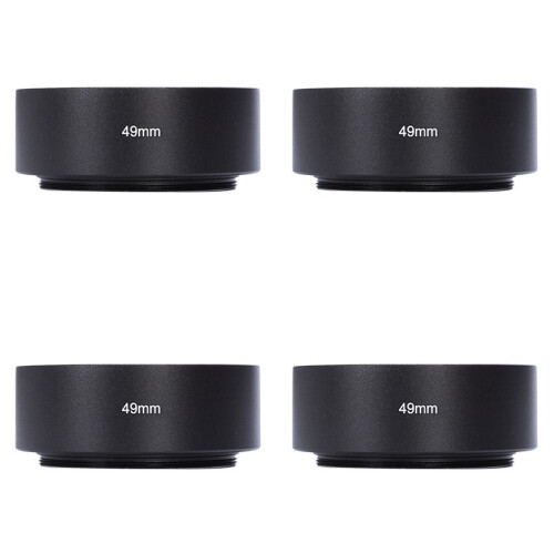 4pz 49Mm Montare Paraluce In Metallo per