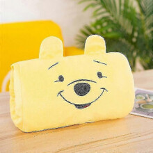 (Winnie The Pooh) Plush Cartoon Pillow with Hand Warmer Soft Back Cushion Decorative Ornament for Comfort and Relaxation