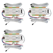 3X Kit Controller Luce Scale con Sensore di Movimento A LED per Illuminazione Scale Automatica A 32 Canali per Scale Striscia Flessibile 12V 24V