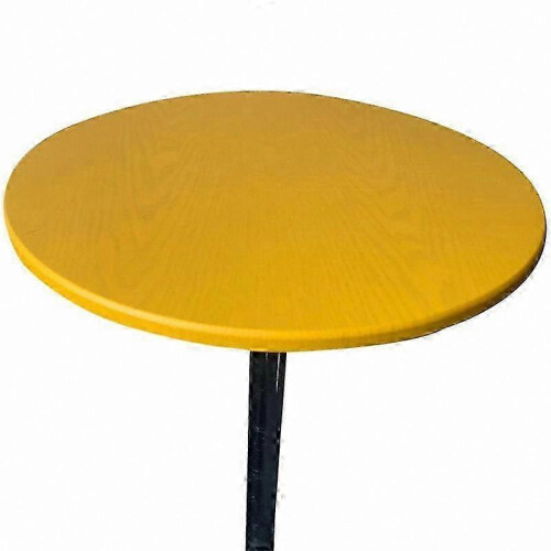 (60cm, white) Waterproof Elastic Table Cover Protector, Round 60-130cm Fitted Tablecloth for Home and Events 2