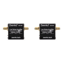2X ZEENKO ZK09-BM Lågbrusförstärkare 100k-10GHz Högförstärkning LNA RF-Förförstärkarmodul USB-Strömförsörjning