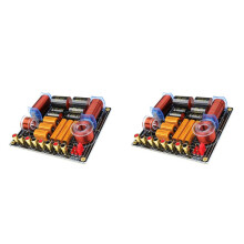 2X Three-Way 450W Professional Speaker High Power Splitter 750Hz/5000Hz Stage Home Theater 3-Unit Audio Crossover Filter