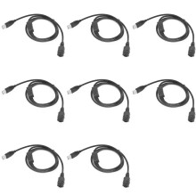 8X Cabo de Programação USB para XiR DM4600 DM3400 DM3601 APX2500 APX6500 XPR4500 XPR4550 XTL5000 XTL2500 PM1500