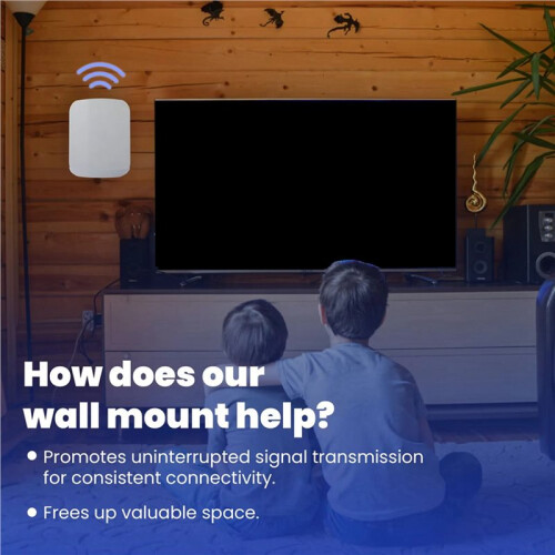2X Support Mural pour Routeur EERO Max 7 en Alliage D'Aluminium, Support Mural Robuste et Durable, Peu Encombrant 2
