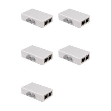 5X RJ45 Splitter Selector 2 Network Freely Between Intranet & Extranet Network
