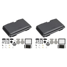2 Set Replacement for   NDS Game Console Full Set Shell Cover with Buttons Protective Case Accessories A