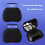 5X Game Controller Storage Case Carrying Travel Protective Case Controller Hard Shell Handbag Protection Holder Black 4