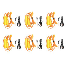 6X Ear Plugs Earphone for Work, Noise Suppression, Hearing Protection,Construction Sites, Noisy Places Orange