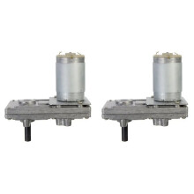 2X 555 Metal Gear -Motor 12V 24V Hoog Koppel Motor Laag Geluidsniveau voor Doe-Het-Zelfprojecten