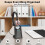 2X Cuffia Wireless, Cuffia  con Microfono Antirumore, Cuffia Wireless con Dongle USB per Casa e Ufficio 3