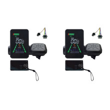 2X L5 Elcykel NFC LCD-Displaymätare 24V/36V/48V/60V UART Typ C Elscooter LCD-Mätare NFC Hastighetsmätare SM5+2PIN