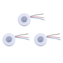 3X 110-220V Ceiling PIR Motion Sensor Light 200W Ultra Slim Infrared Induction Adjust Delay Light