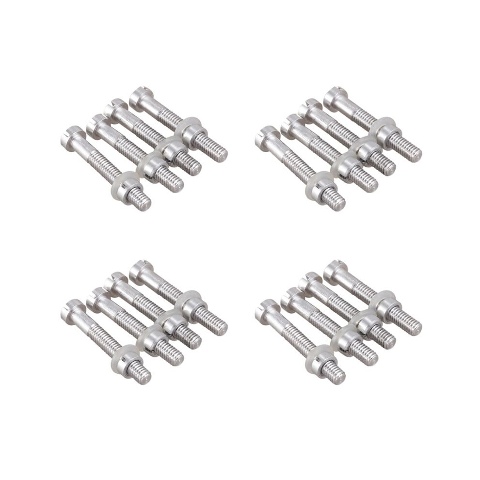 Photos - Ethernet Cable 16Pcs M2.5x18.5mm Turntable Phonograph Screws, Headshells Cartridge Stylus Mounting Vinyl LP Record Player