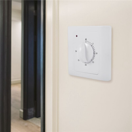 5X Ac 220V 10A 30Min Countdown Timer  Electric Digital  Plug Control  Timer Socket Knob Style Mechanical 2