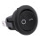 100Pcs SPST Black Button /Off Round Rocker  AC 6A/250V 10A/125V 4
