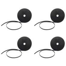 4X Courroie de Distribution en Caoutchouc Renforcé de Fibre de Verre GT2 RF 6 mm pour Imprimante 3D, 10 M
