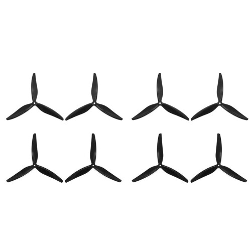 8PCS 8040 8X4X3 3 Lâminas 8 Polegadas Hélice CW CCW Cinelifter Macro Quad Props para LR8 RC FPV X-Class Drone