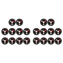 20PCS Call Button Wireless Pager Waiter Calling System for Restaurant Hookah Bar Cafe Bar Customer Service Black