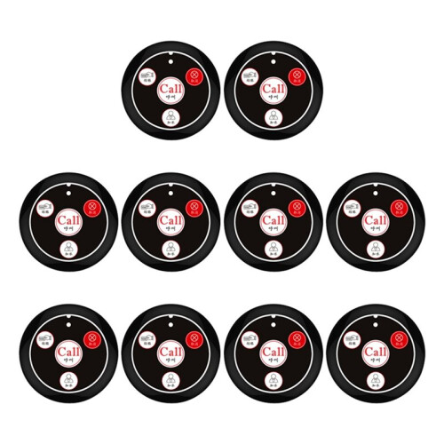 20PCS Call Button Wireless Pager Waiter Calling System for Restaurant Hookah Bar Cafe Bar Customer Service Black 2