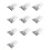 150 Pcs White MR16 GU5.3 Ceramic Base Socket LED Light Lamp Holder 1
