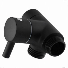 (Black) 3-Way Shower Diverter Valve Replacement with G1/2 Connection for Handheld and Fixed Shower Heads