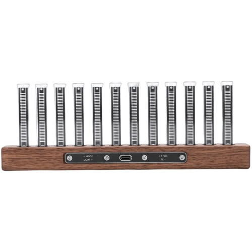 12-Bit RGB Pickup Level Light LED Display Sound Control Meter Music Rhythm Indicator Desktop Audio Light Mixer