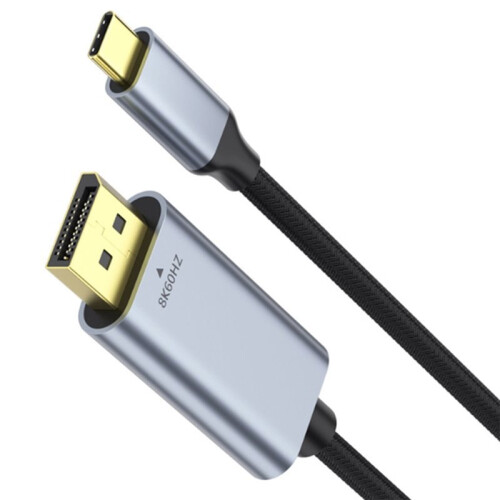 Cavo Adattatore Type C A DP 1.4 8K60Hz per Streaming Video Ad Alta Risoluzione e Giochi 1M 1