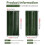 Revestimento Adesivo, Verde, 4,72x9,68 Polegadas 20 Folhas, Adesivos de Azulejos Texturizados 3D, Impermeável 7