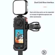 Rabbit Cage Protective Case for X5,Metal Frame Expansion Adapter Mount with Lens Cover Camera Accessory