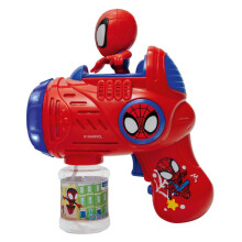 Wasserpistole - Blasen - Lexibook - Spidey und seine Freunde - Sound- und Lichteffekte - Seifenblasen - Ab 3 Jahren
