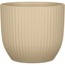 Runder Blumentopf - DEROMA - 231 - 10 L - Ø 27 cm - Braun