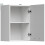 JUNONA Hochschrank 40 cm - 1 Tür - Hochglanz Weiß 2