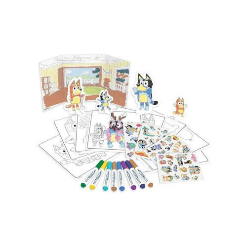 Crayola Coloring Activity Case - CRAYOLA - Color Wonder - Bluey - From 3 years old 2