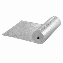Heat Reflective Insulation Roll, 3.2mm Thick, 24in x 25ft, Double-Sided Foil Laminated EPE Foam Thermal Barrier