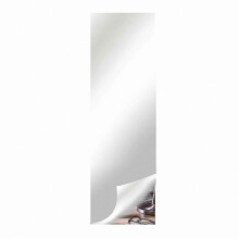 (50cm*200cm*0.2mm) Wall-Mounted Frameless Decorative Mirror for Bedroom, Full-Length Adhesive Mirror Non-Glass Design