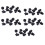50X Black Rubber 6.35mm Audio Jack PC DVD Microphone Socket Dust Cover 1
