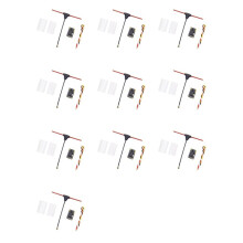 10X ELRS Receiver 2.4GHz ExpressLRS Receiver CRSF with T-Type Antenna for RC FPV Traversing Drones Parts