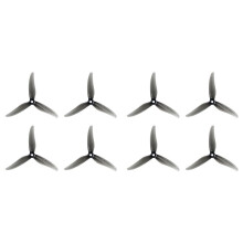 8 Pezzi 5131.0 Elica A 3 Pale da 5 Pollici per Drone RC FPV Racing Compatibile con Motori 2207 2306 Grigio