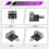 2X Módulo de Extensão para Conector de Placa de Som USB de Rádio USB2RIG 9