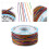 3X Tin Plated Copper Wire,8-Wire Colored Insulation Test Cable P/N B-30-1000 250M 30AWG Tinned Copper Solid Cable 6