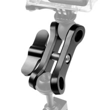 4X Adaptateur de Trépied pour Montage de Tête de Boule à Pince de Plongée à Clip Papillon CNC pour Appareils Photo SLR Go Pro 7 Sports
