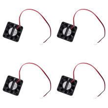 4X 12V 0.1A 2-Pins PC-Behuizing CPU-Koeler Koelventilator 40 mm X 40 mm X 10 mm