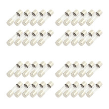40 Pcs 250 V 250 MA 0.25 A Fast Action Fuse 5 X 20 mm Glass Tube
