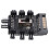 3X Multi Way Splitter Cooler Ventola di Raffreddamento Hub PC Computer  da 1 A 8 Pin 12V Power Socket PCB Adapter XXM8 4