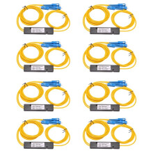 8X Ftth SC UPC 1X2 Plc Single Mode Faser Teiler Fbt Opto Koppler