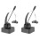 2X Cuffia sopra L'Orecchio BT 5.4 Cuffia Wireless per Call Center con Microfono Antirumore 1