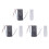 3X Universal Ceiling Fan Remote Control Kit 40W 6-Speed Timing Function Replacement Remote for  Ceiling Fans & Lights 1