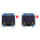 2X for Raspberry Pi 0.96 Inch OLED I2C SSD 4Pin Module LCD Screen Display CPU Temperature for  STM32 1